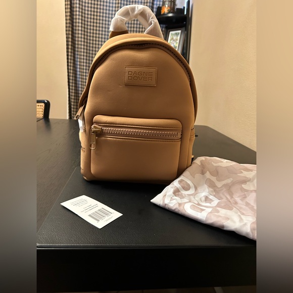 Dagne Dover Dakota Backpack Small in Camel - Picture 1 of 7